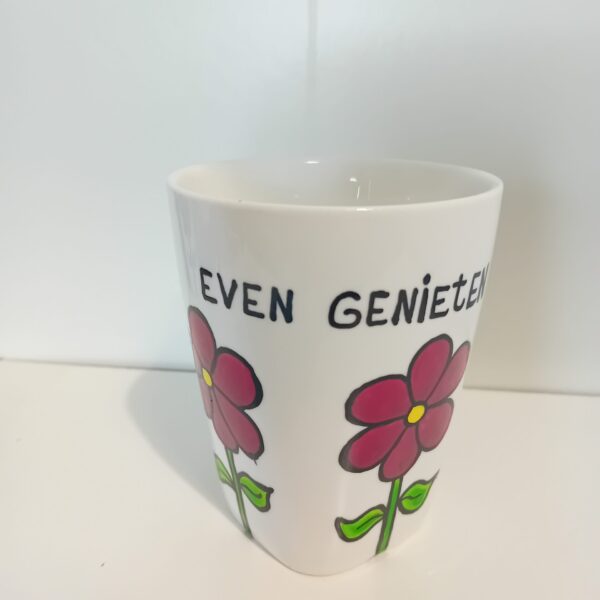 mok even genieten rood