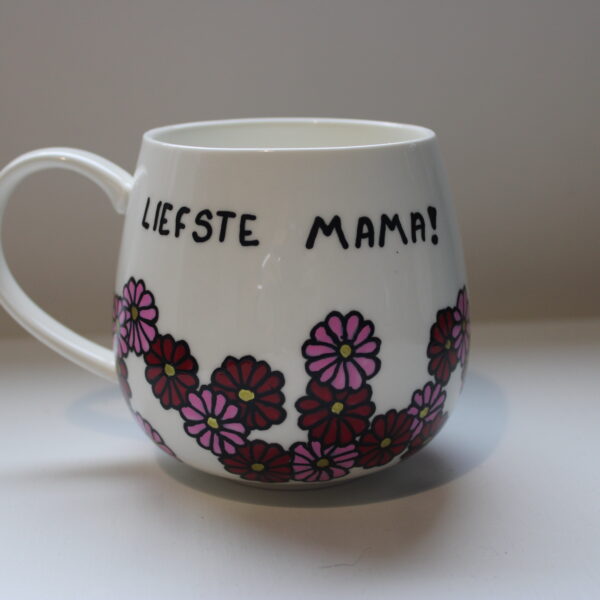 mok roze/rood liefste mama!